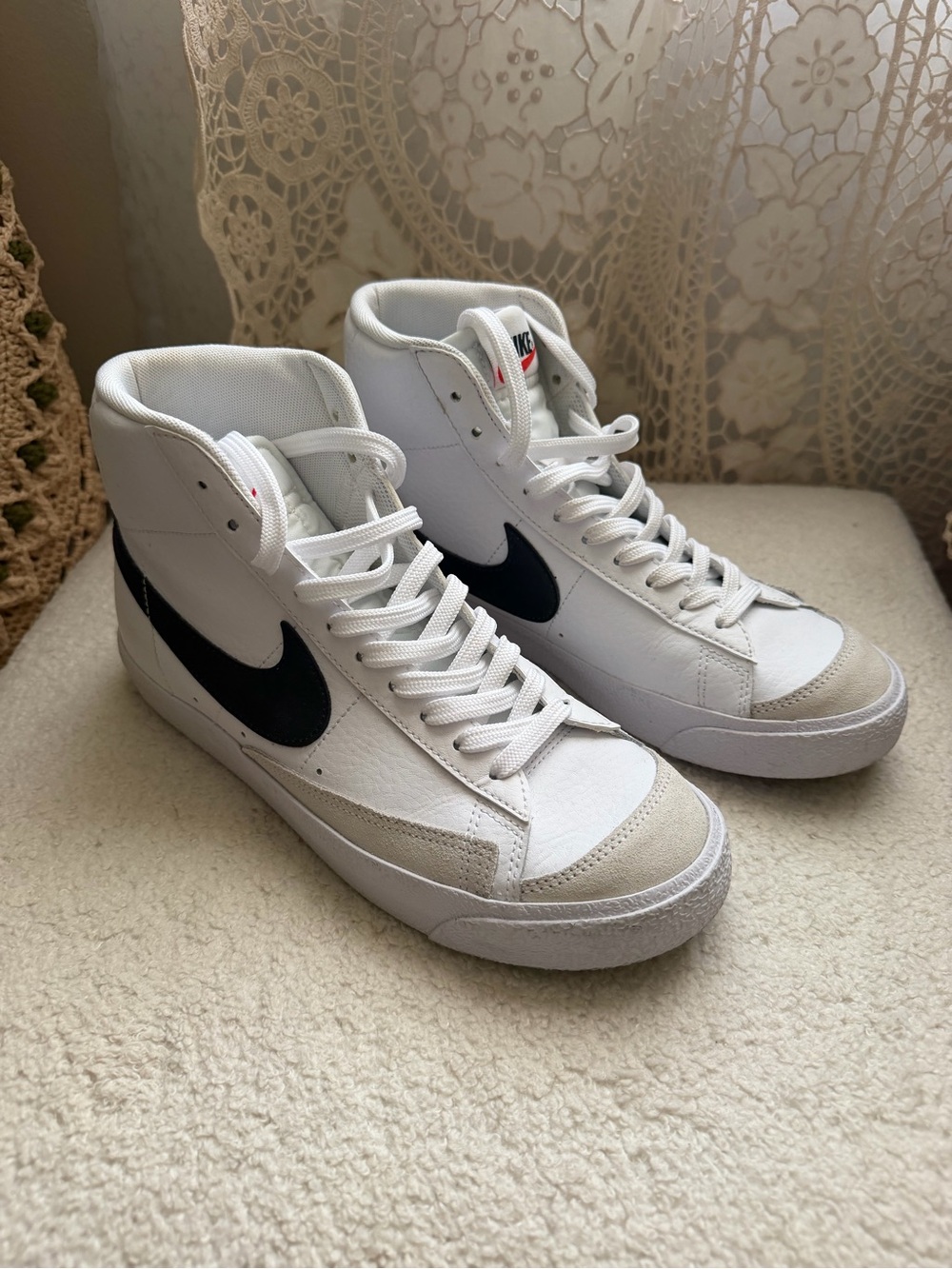 Nike Blazer Mid'77 Vintage white black Sneakers - Picture 2 of 14